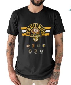 Boston Bruins 1924 2024 100 Centennial T Shirt