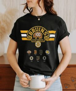 Boston Bruins 1924 2024 100 Centennial T Shirt