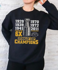 Boston Bruins Centennial 6x Stanley Champs Season Hockey 2024 T Shirt