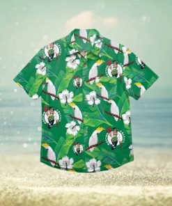 Boston Celtics Floral Hawaiian Shirt