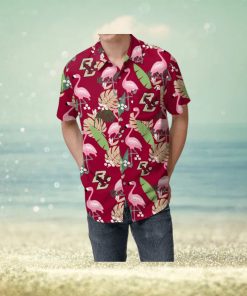 Boston College Eagles Floral Hawaiian Shirt