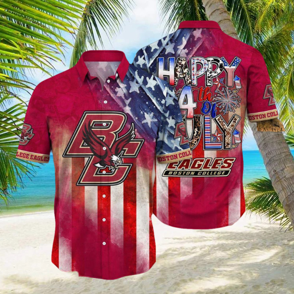 Boston College Eagles NCAA3 Independence Day Holidays Hawaiian Shirt For Men Women Gift Boston College Eagles NCAA3 Independence Day Holidays Hawaiian Shirt For Men Women Gift