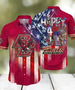 Boston College Eagles NCAA3 Independence Day Holidays Hawaiian Shirt For Men Women Gift