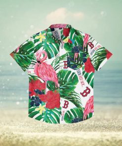 Boston Red Sox Flamingo Hawaiian Shirt