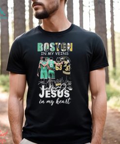Boston Sports In My Veins Jesus In My Heart T shirt For Fans, hoodie, sweater, long sleeve and tank top Boston Sports In My Veins Jesus In My Heart T shirt For Fans