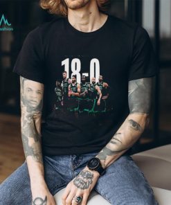 Boston celtics 18 0 in nba for best start at home in celtics history shirt