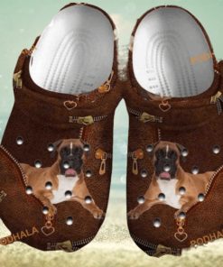 Boxer Dog Leatherboxer Clog Boxer Lover Puppy Crocs Gift