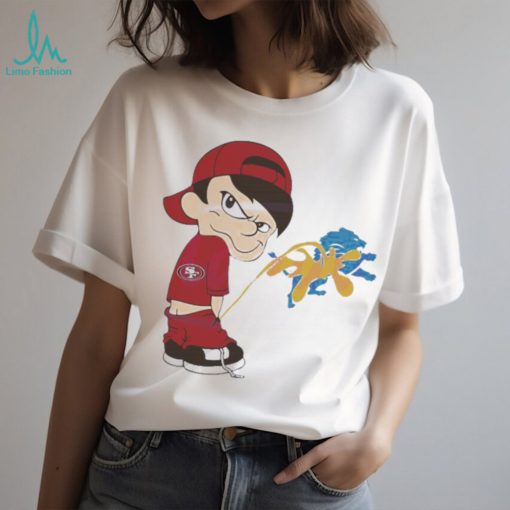 Boy San Francisco 49ers Piss On Detroit Lions Shirt
