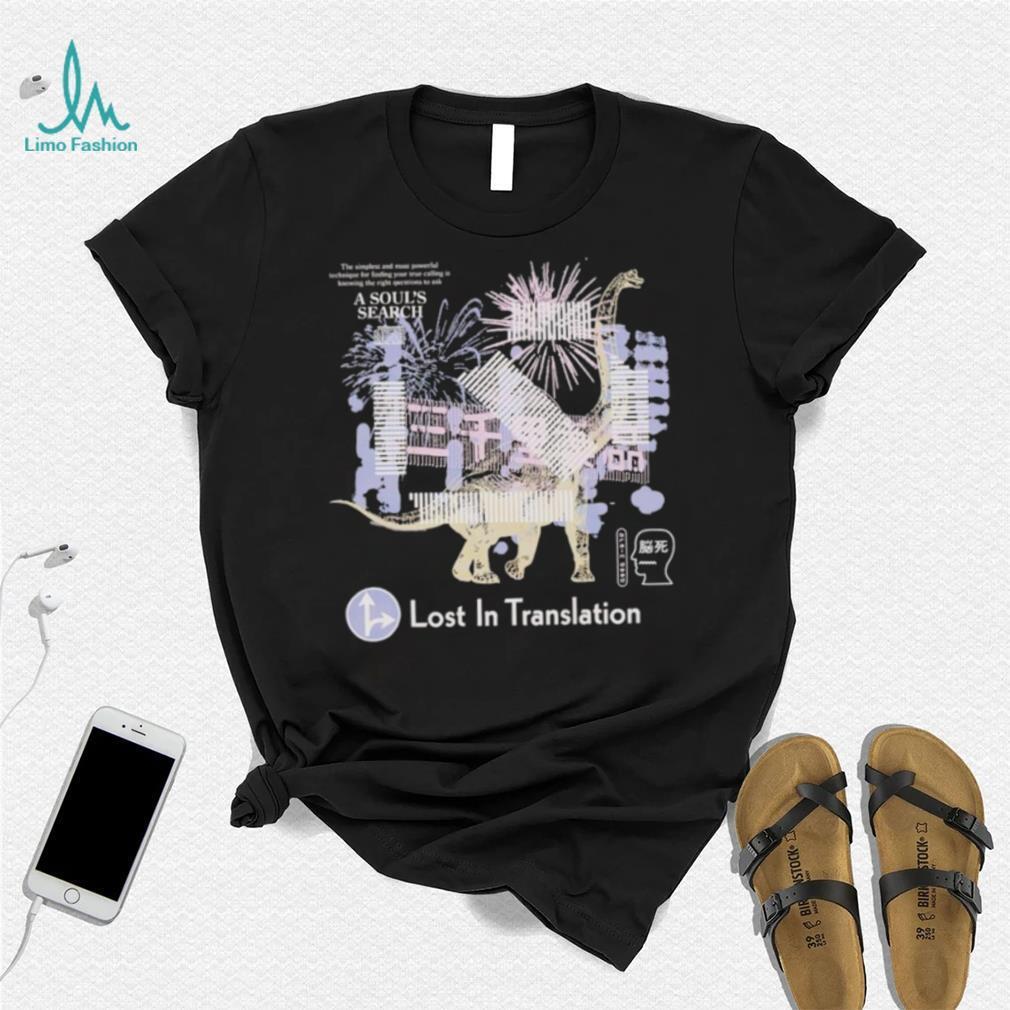 Brain Dead x Lost In Translation Dinosaur shirt Brain Dead x Lost In Translation Dinosaur shirt