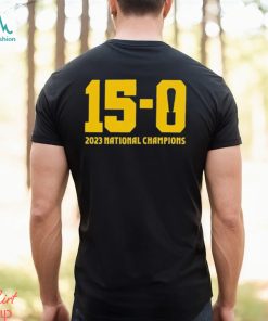 Brandon 15 0 trophy 2023 national champions T shirt