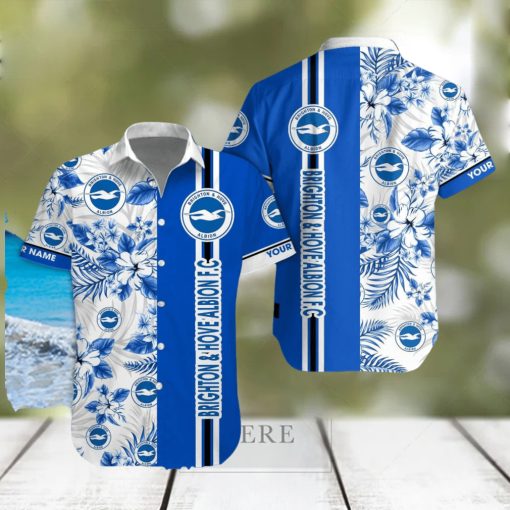 Brighton & Hove Albion Football Club Personalized All Over Printed 3D Hawaiian Shirt