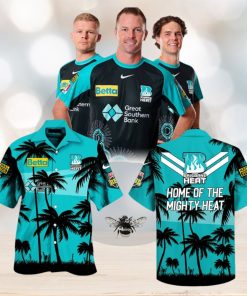 Brisbane Heat Home Of The Mighty Heat Hawaiian Shirt And Short