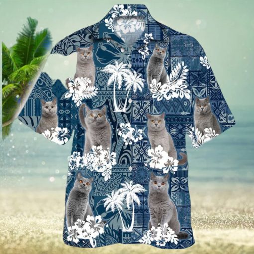 British Shorthair Hawaiian Shirt Cat Aloha Shirt For Men Women Beach