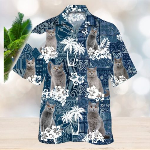 British Shorthair Hawaiian Shirt Cat Aloha Shirt For Men Women Beach