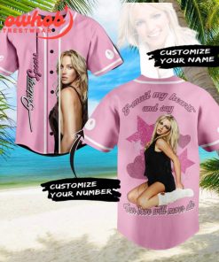 Britney Spears Valentine Personalized Baseball Jersey