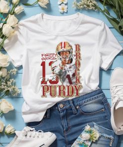 Brock Purdy Forty Niner Football Player signature 2024 shirt