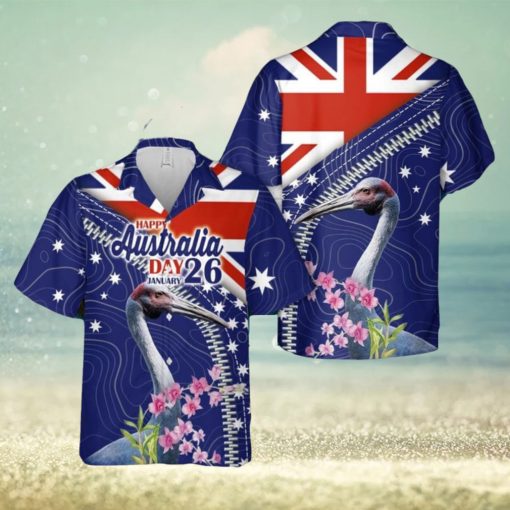 Brolga Happy Australia Day January Aloha Hawaiian Shirt