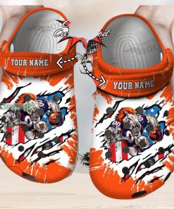 Broncos Mascot Crocs Broncos Die Hard Fans Crocs Shoes