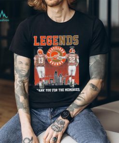 Browns Legends Frank Ryan Jim Brown Thank You For The Memories Shirt, hoodie, sweater, long sleeve and tank top Browns Legends Frank Ryan Jim Brown Thank You For The Memories Shirt