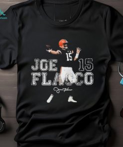 Browns joe flacco 15 art graphic 2024 shirt