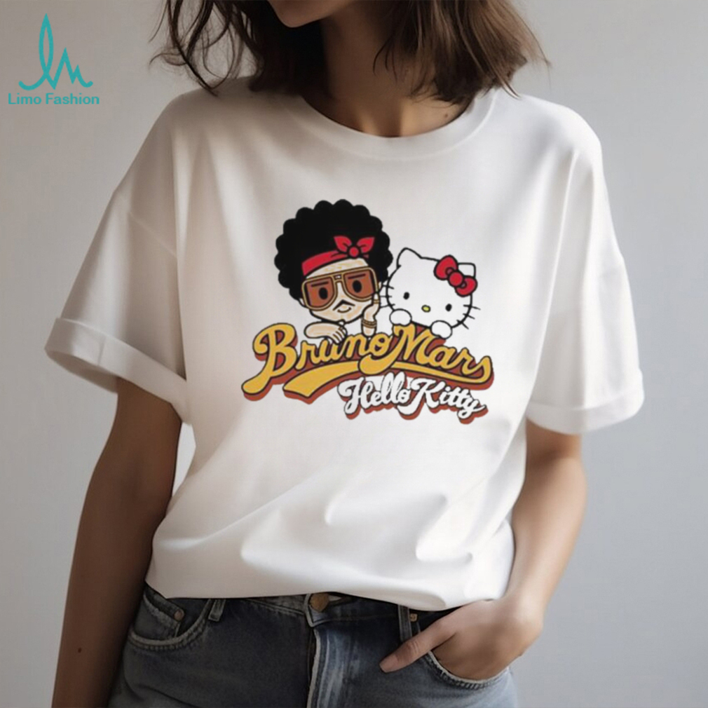 Bruno mars x hello kitty january 62 6 2024 Japan tour T shirt