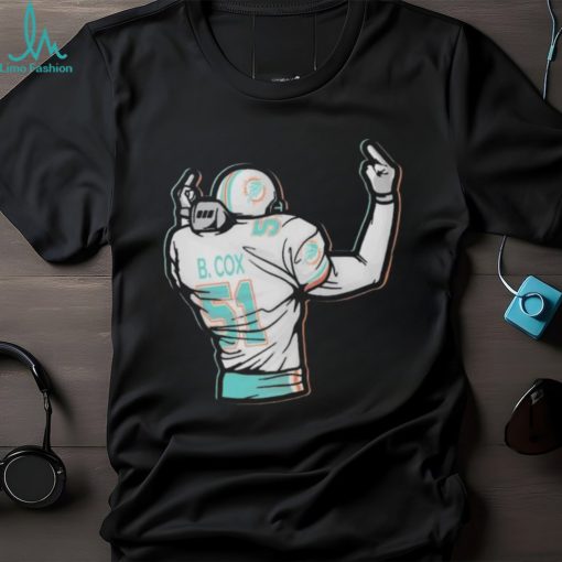 Bryan Cox 51 Miami Dolphins Middle Finger 2 Little Birds T shirt