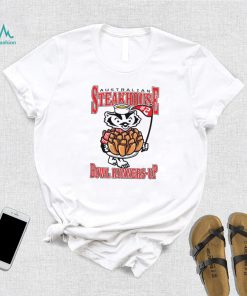 Bucky Badger Wisconsin Badgers football Australian Steakhouse Bowl Runners Up shirt