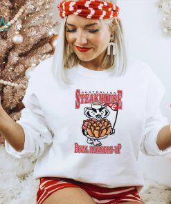 Bucky Badger Wisconsin Badgers football Australian Steakhouse Bowl Runners Up shirt