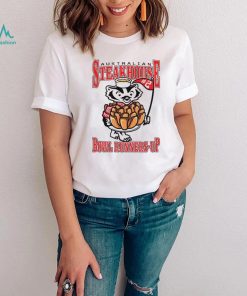 Bucky Badger Wisconsin Badgers football Australian Steakhouse Bowl Runners Up shirt