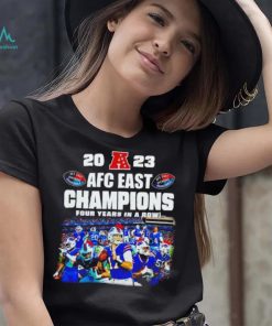 Buffalo Bills 2023 AFC East champions four years in a row shirt