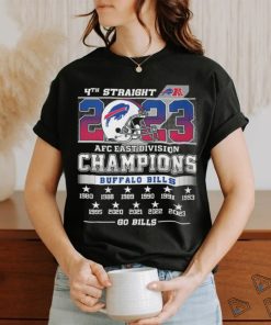 Buffalo Bills 2023 Afc East Division Champions 1980 2023 Shirt