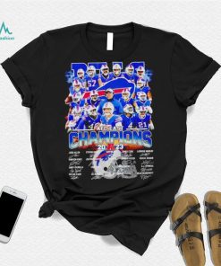 Buffalo Bills AFC East Champions 2023 Fan signatures shirt