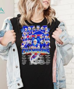 Buffalo Bills AFC East Champions 2023 Fan signatures shirt