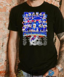 Buffalo Bills AFC East Champions 2023 Fan signatures shirt