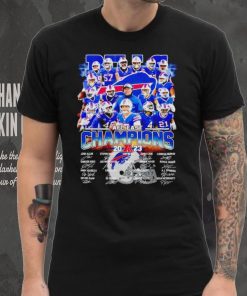 Buffalo Bills AFC East Champions 2023 Fan signatures shirt