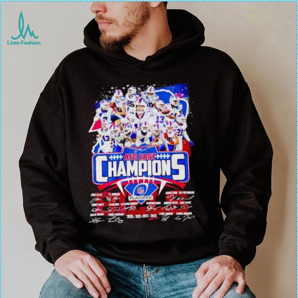 Buffalo Bills AFC East Champions signatures shirt Buffalo Bills AFC East Champions signatures shirt