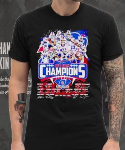 Buffalo Bills AFC East Champions signatures shirt, hoodie, sweater, long sleeve and tank top Buffalo Bills AFC East Champions signatures shirt