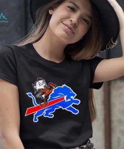 Buffalo Bills Cleveland Browns Detroit Lions logos parody shirt