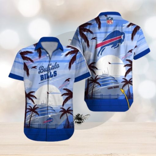 Buffalo Bills Custom Name Hawaiian Shirt Impressive Gift For Men And Women Fans