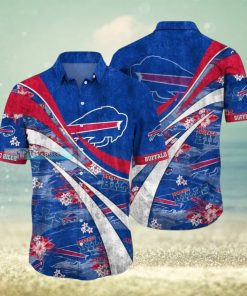 Buffalo Bills Flower Waves Hawaiian Shirt