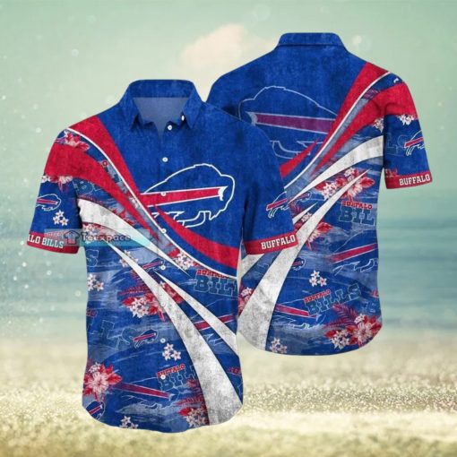 Buffalo Bills Flower Waves Hawaiian Shirt