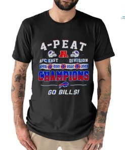 Buffalo Bills Go Bills 4 Peat Afc East Division Champions 2020 2021 2022 2023 Shirt