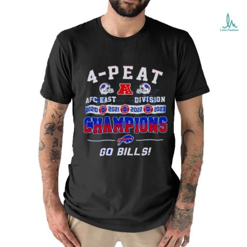 Buffalo Bills Go Bills 4 Peat Afc East Division Champions 2020 2021 2022 2023 Shirt