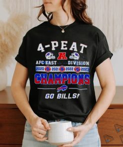 Buffalo Bills Go Bills 4 Peat Afc East Division Champions 2020 2021 2022 2023 Shirt