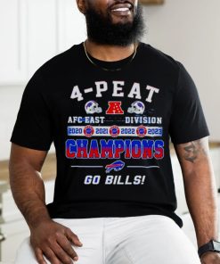 Buffalo Bills Go Bills 4 Peat Afc East Division Champions 2020 2021 2022 2023 Shirt