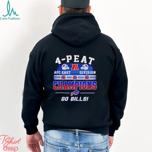 Buffalo Bills Go Bills 4 Peat Champions AFC East Division shirt