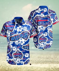 Buffalo Bills Hawaiian Shirts Tropical Flower Mens