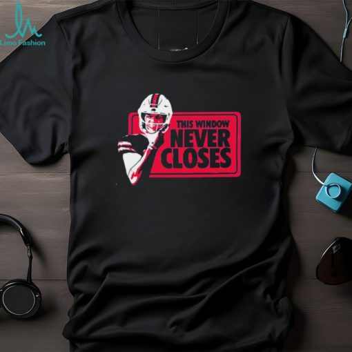 Buffalo Bills Josh Allen This Window Never Closes 2023 Playoffs Shirt