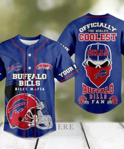 Buffalo Bills Mafia Blue Design Baseball Jersey