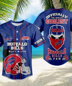 Buffalo Bills Mafia Blue Design Baseball Jersey